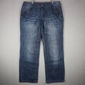 Bauhaus Baggy Straight Fit Denim Jeans 38W Y2K